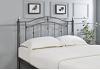 5ft King Size Black nickel finish Cally traditional metal bed frame 7